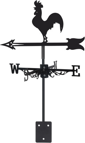 Rooster metal weather vane - metal,